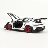 Porsche 911 GT3 RS Pack Weissach 2022 Blanc / Rouge 1/18 NOREV 187373