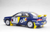 Subaru Impreza 555 #1 Winner Rallye Piancavallo 1998 1/18 SUNSTAR SUN5514