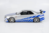 Nissan Skyline GT-R (R34) Brian'Connor Fast & Furious 2001 1/12 KYOSHO KSR12007A