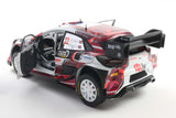 Ford Puma Rally1 Hybrid White #22 Rallye Latvia 2024 1/18 SOLIDO S1809507