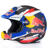 Casque Sébastien Ogier Rallye Toyota Yaris GR Rally1 Saison 2025 1/2 MINI HELMET STILO MH2504