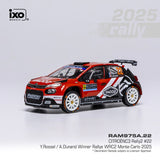 Citroën C3 Rally2 #22 Rallye Monte Carlo 2025 1/43 IXO RAM975A.22