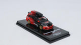 Mitsubishi Lancer Evolution IX Wagon " ADVAN " With Roof Cargo Box 1/64 INNO64 IN64-EVO9W-ADRB